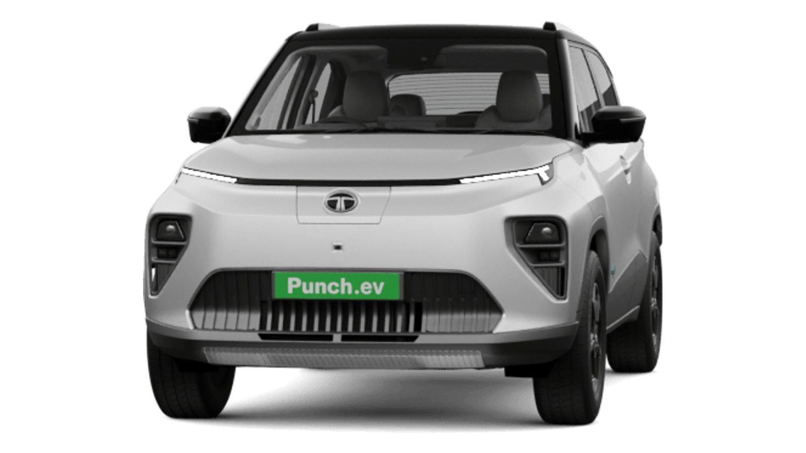 Tata Punch EV in Pristine White With Dual Tone