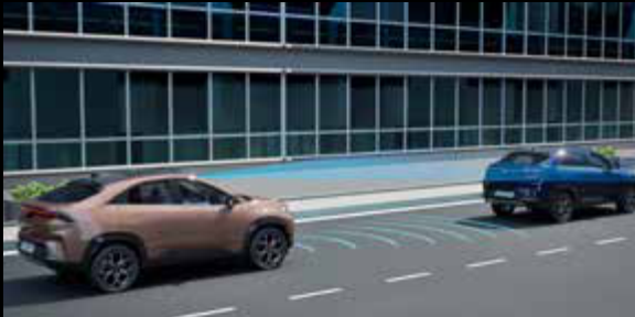Tata Curvv — Forward Collision Warning gives audio and visual alerts for potential front collisions.