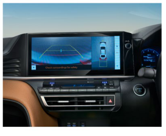 Toyota Camry — 360-degree panoramic view monitor for confident parking and manoeuvring