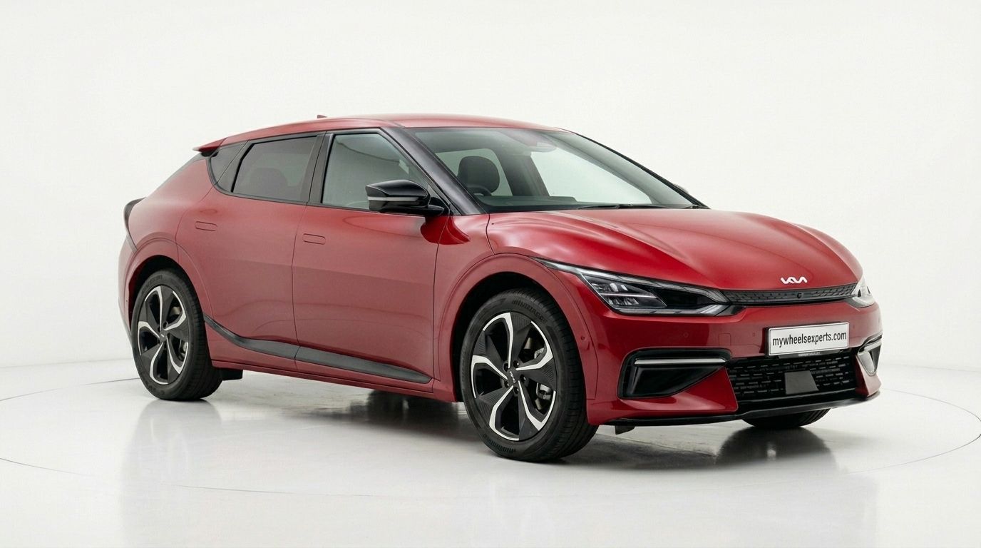 Kia EV6 in Runway Red