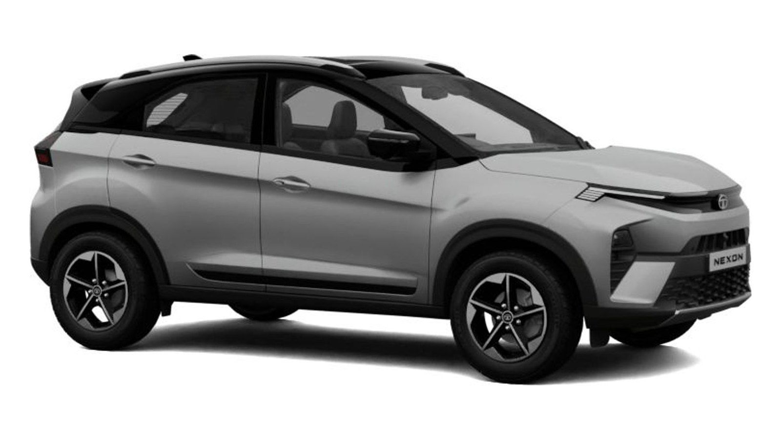 Tata Nexon in Pure Grey with Black roof
