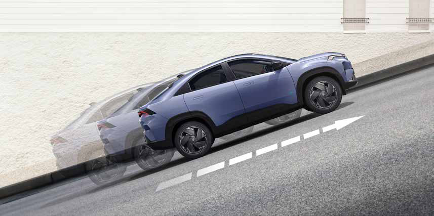 Tata Curvv EV — Hill hold assist and hill descent control for confident slope driving