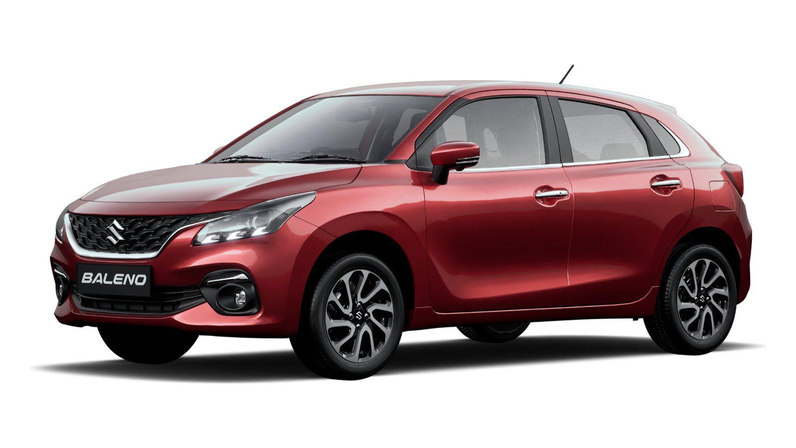 Maruti Suzuki Baleno in Opulent Red