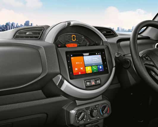 Maruti Suzuki S-Presso — Dynamic centre console with 17.78 cm SmartPlay Studio touchscreen infotainment.