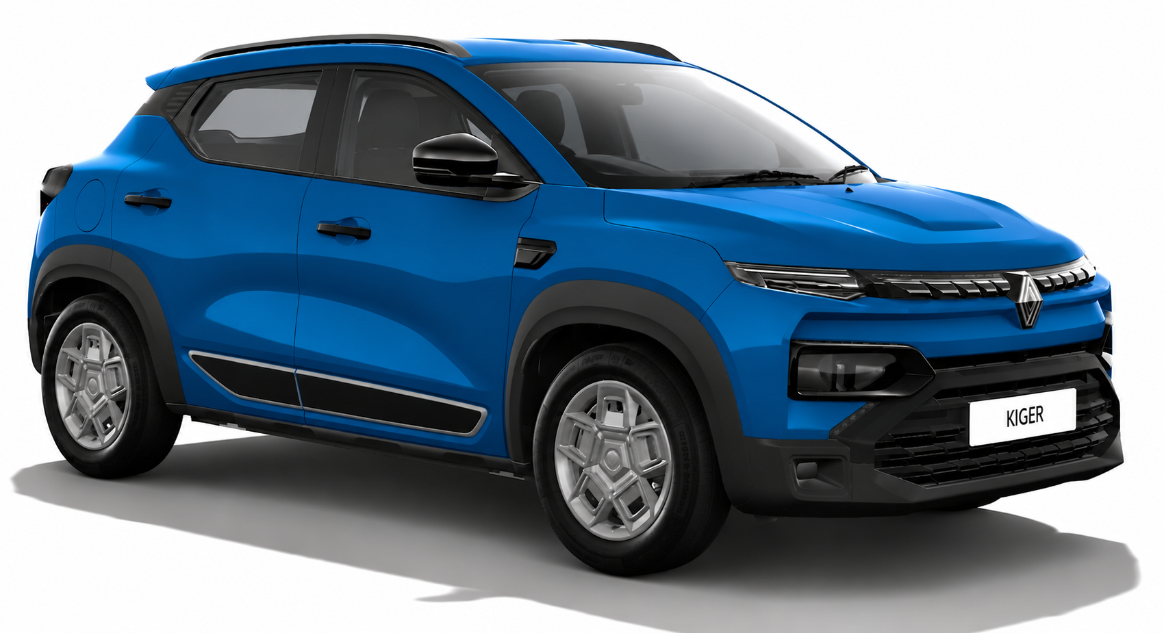 Renault Kiger in Caspian Blue