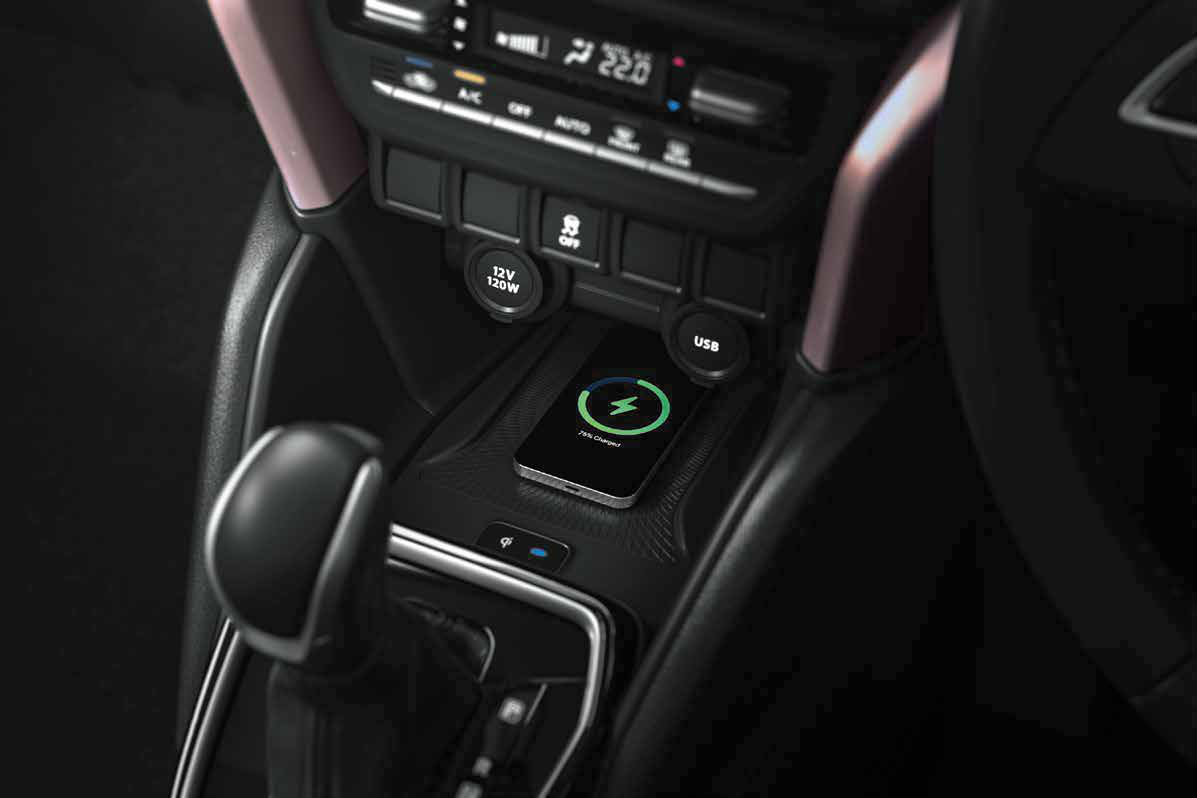 Maruti Suzuki Grand Vitara — Ventilated front seats with airflow through the seat base and backrest.
