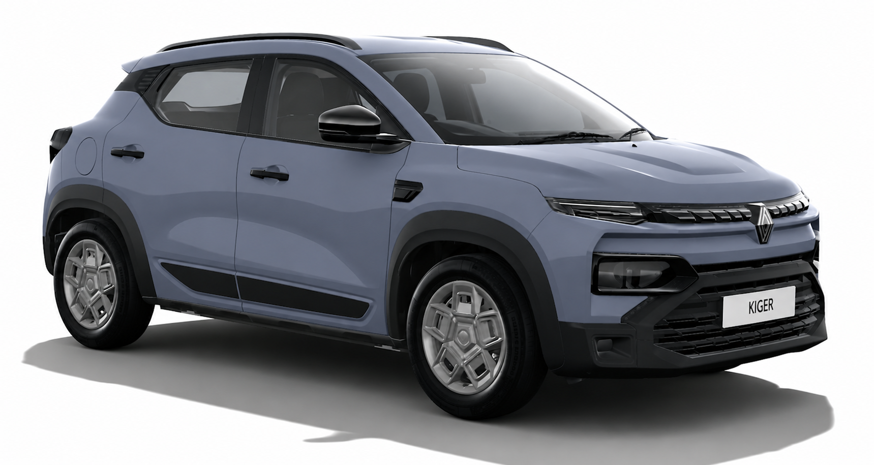 Renault Kiger in Moonlight Silver