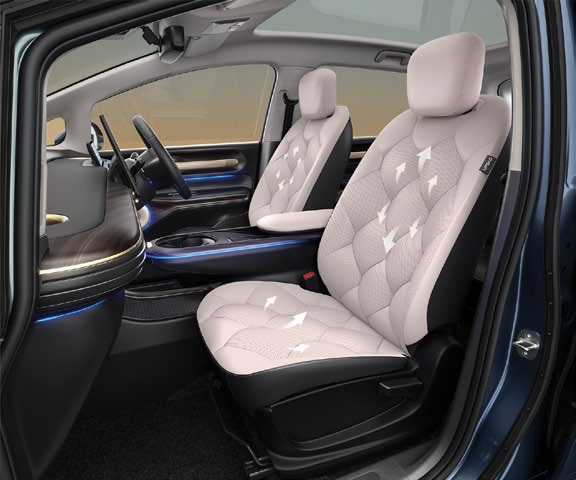 MG Windsor EV — Ventilated front-row seats