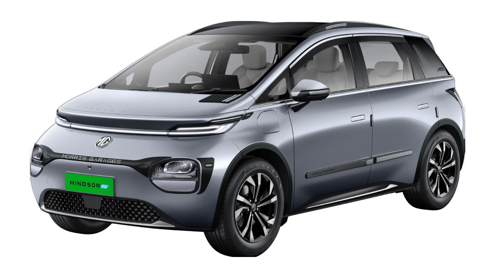 MG Windsor EV in Aurora Silver