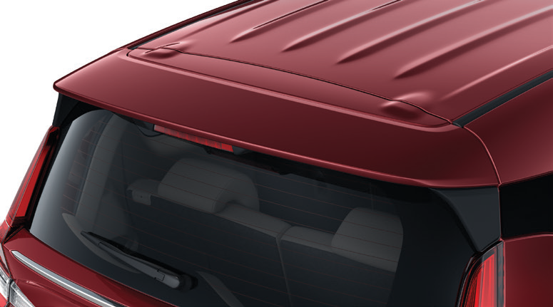 Maruti Suzuki Ertiga — Body-coloured rear roof spoiler with integrated high-mount stop lamp