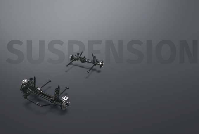 Maruti Suzuki Jimny — Three-link rigid axle suspension with coil springs at both ends.