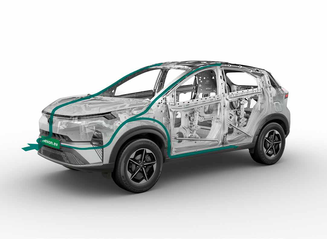 Tata Nexon EV — Bharat NCAP 5-star rated reinforced body structure