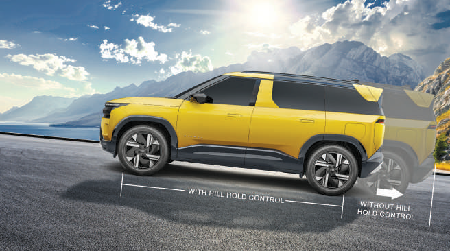 Tata Sierra — Hill Hold Control stops the Sierra rolling back when starting on an incline