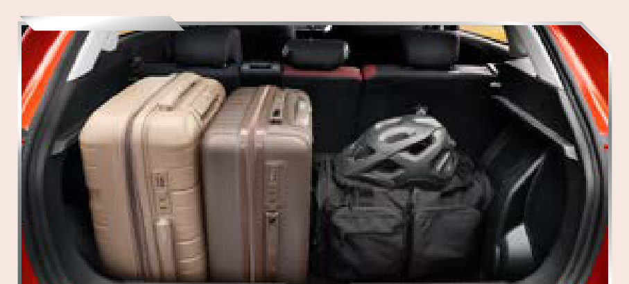 Toyota Urban Cruiser Taisor — Boot space with luggage loaded