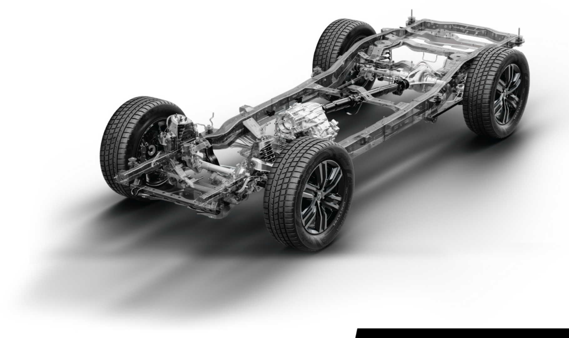 MG Majestor — High-tensile ladder-frame chassis with independent front and five-link rear suspension