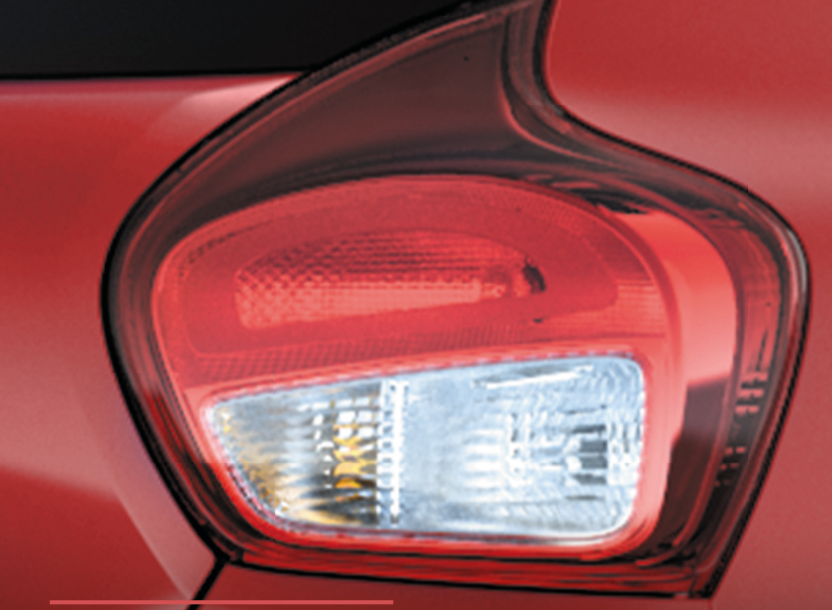 Maruti Suzuki Celerio — Droplet-styled tail lamp with clear-lens reversing section