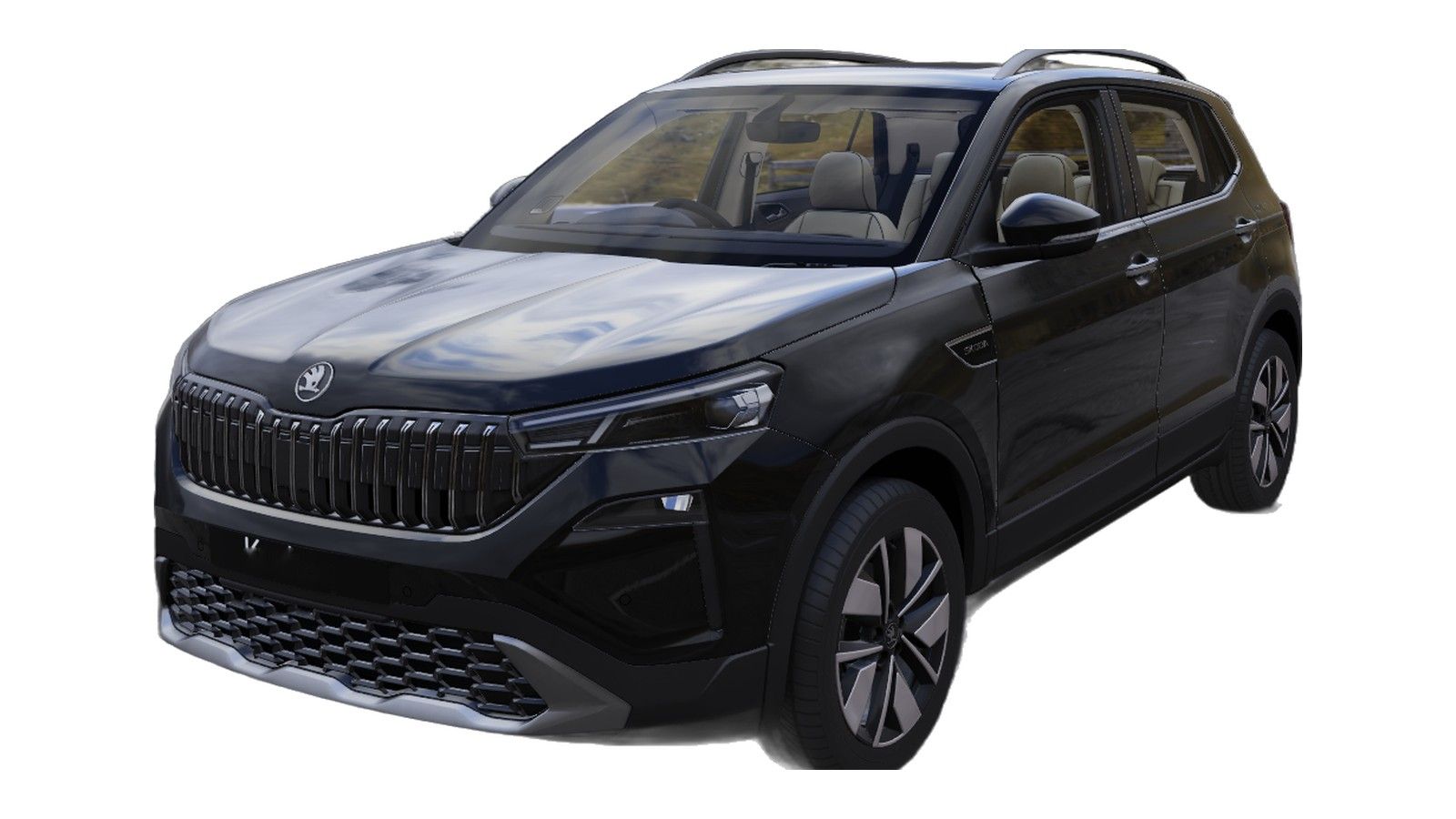 Skoda Kushaq in Deep Black