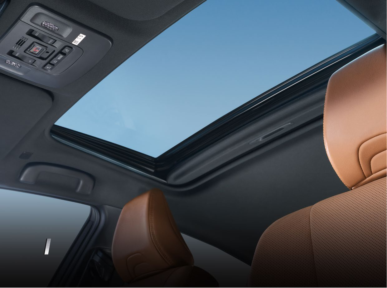 Toyota Camry — Electric moon roof with tilt-and-slide function