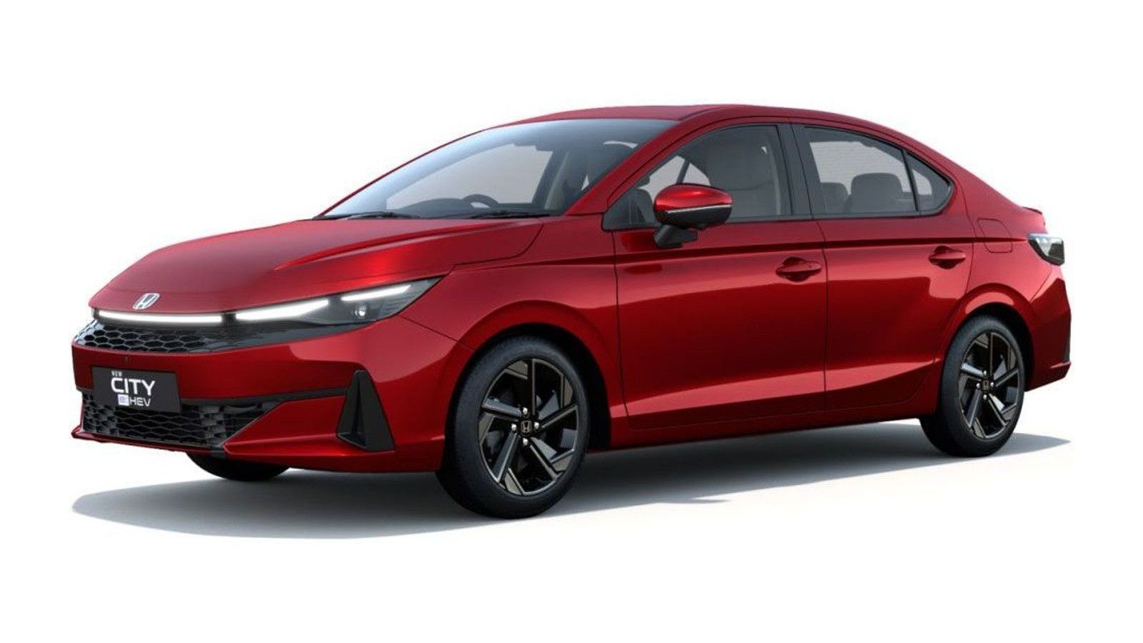 Honda City in Radiant Red Metallic