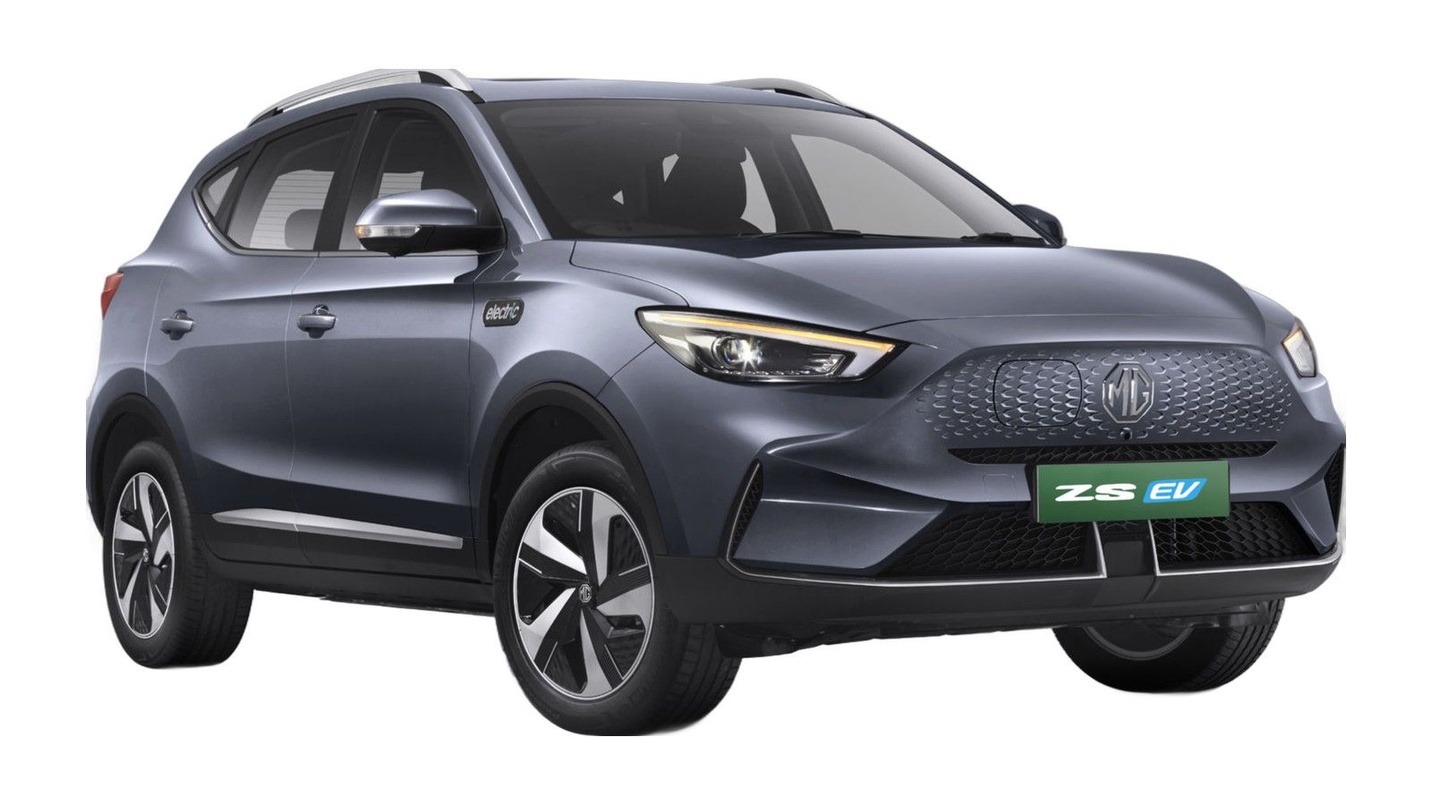 MG ZS EV in Aurora Silver