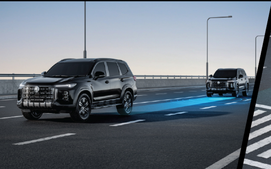 MG Majestor — Adaptive Cruise Control maintaining a set distance from the vehicle ahead