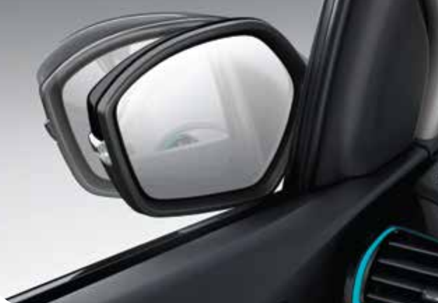 Tata Tigor EV — Electrically adjustable ORVMs fold in automatically for tight parking spots