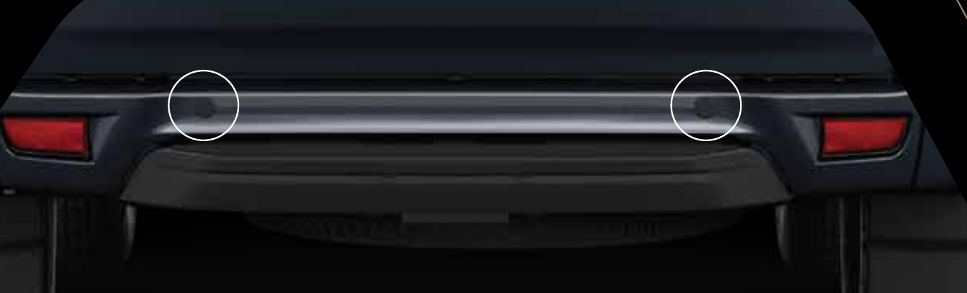 Mahindra Scorpio Classic — Rear parking sensors built into the rear bumper for easier reversing