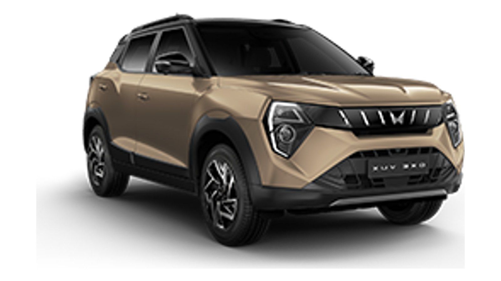 Mahindra XUV 3XO in Dune Beige with Stealth Black