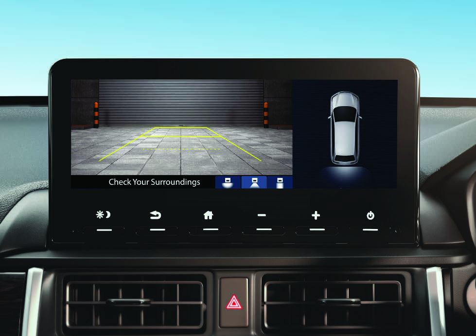 Honda Elevate — Multi-angle rear camera with guide lines