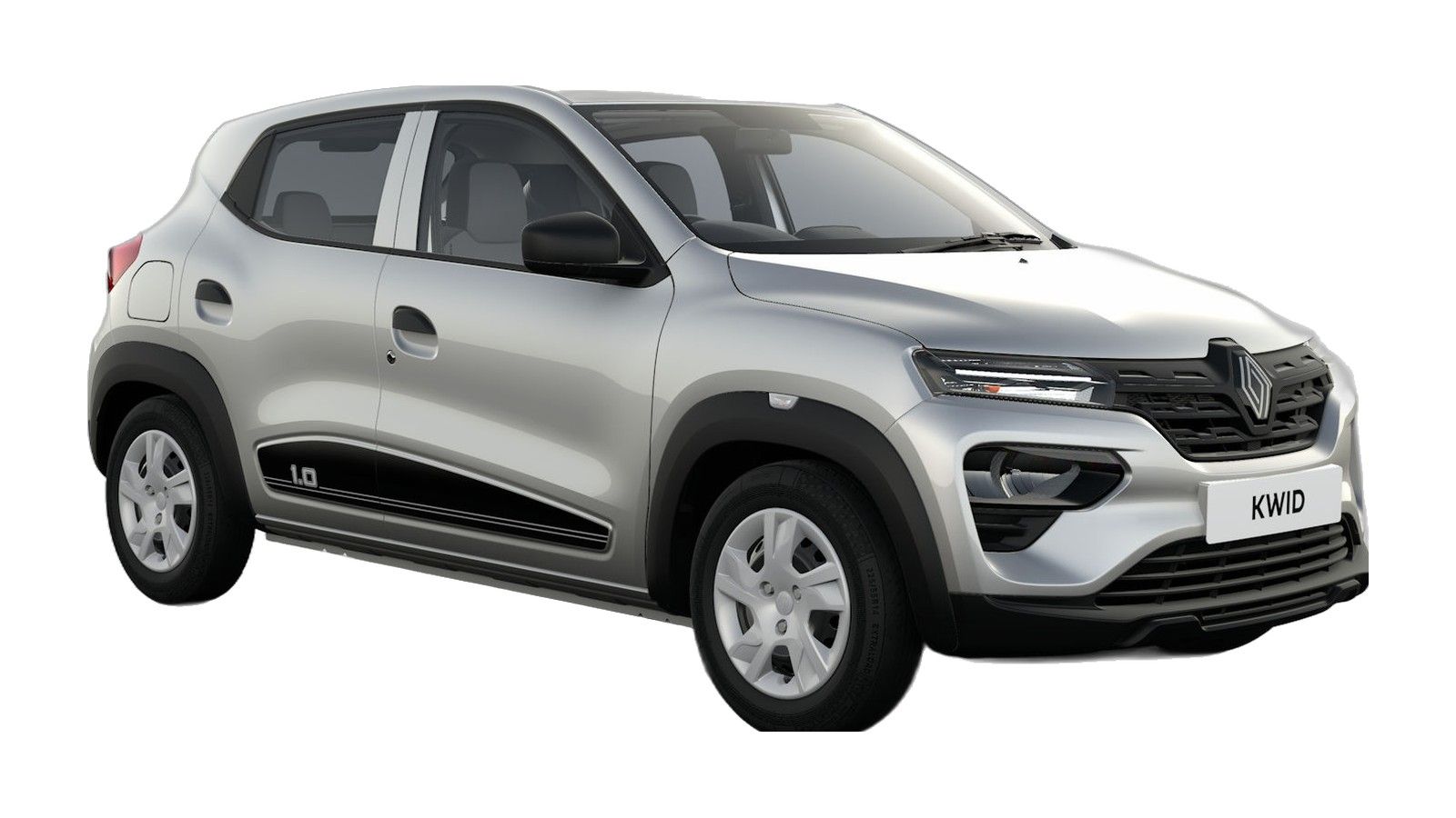 Renault Kwid in Moonlight Silver