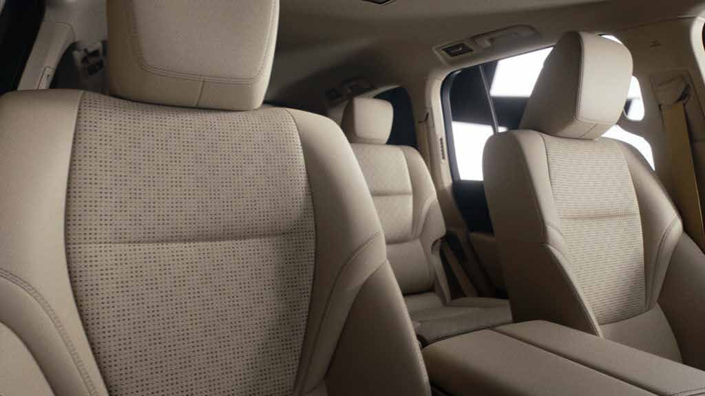 Toyota Land Cruiser — Perforated leather-accented front seats