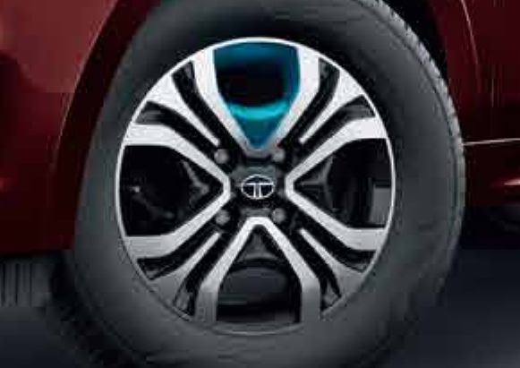 Tata Tigor EV — iTPMS monitors tyre pressure and alerts the driver when it drops low