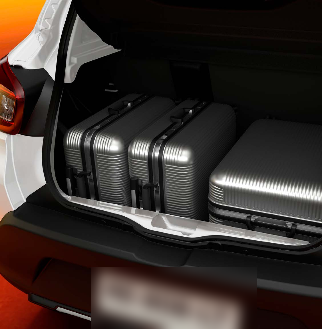 Renault Kwid — 279-litre boot that expands to 620 litres with the rear seatback folded.