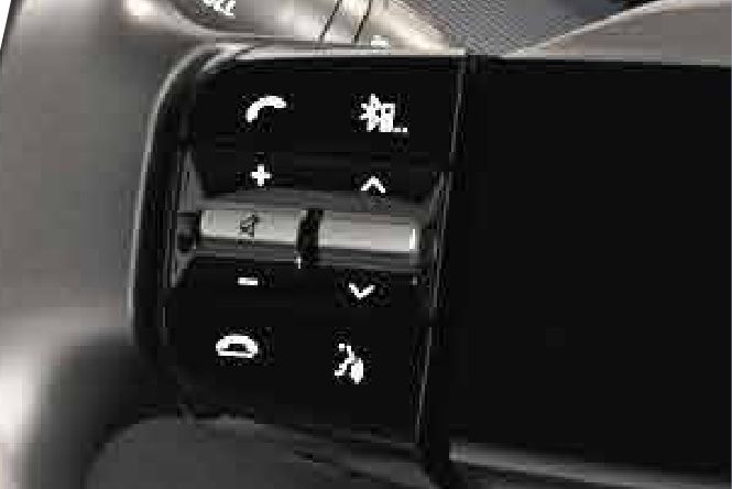 Tata Tiago NRG — Steering mounted audio and phone controls