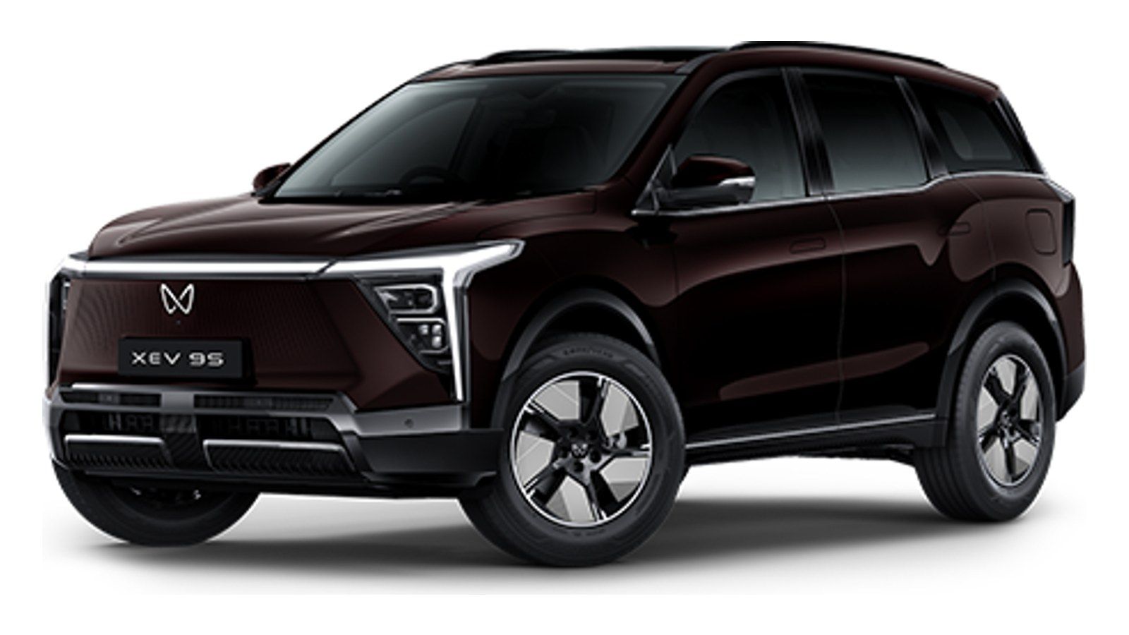 Mahindra XEV 9S in Ruby Velvet