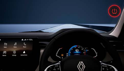 Renault Triber — Tyre pressure monitoring system with real-time readout