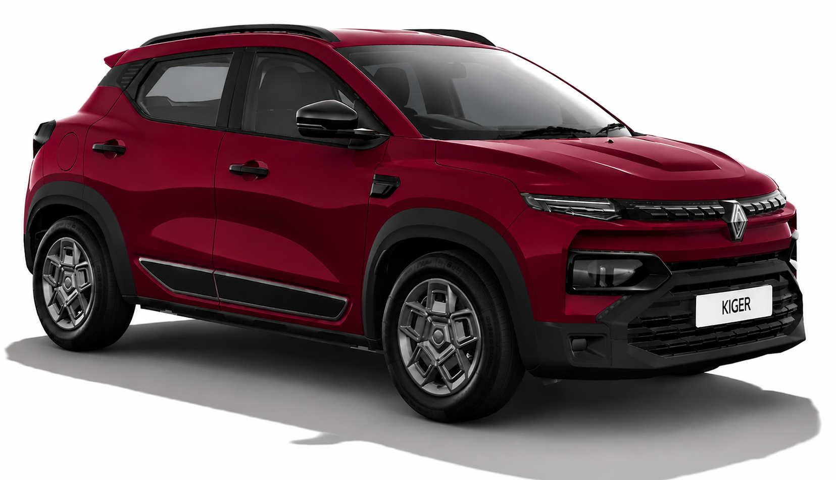 Renault Kiger in Radiant Red with Mystery Black roof