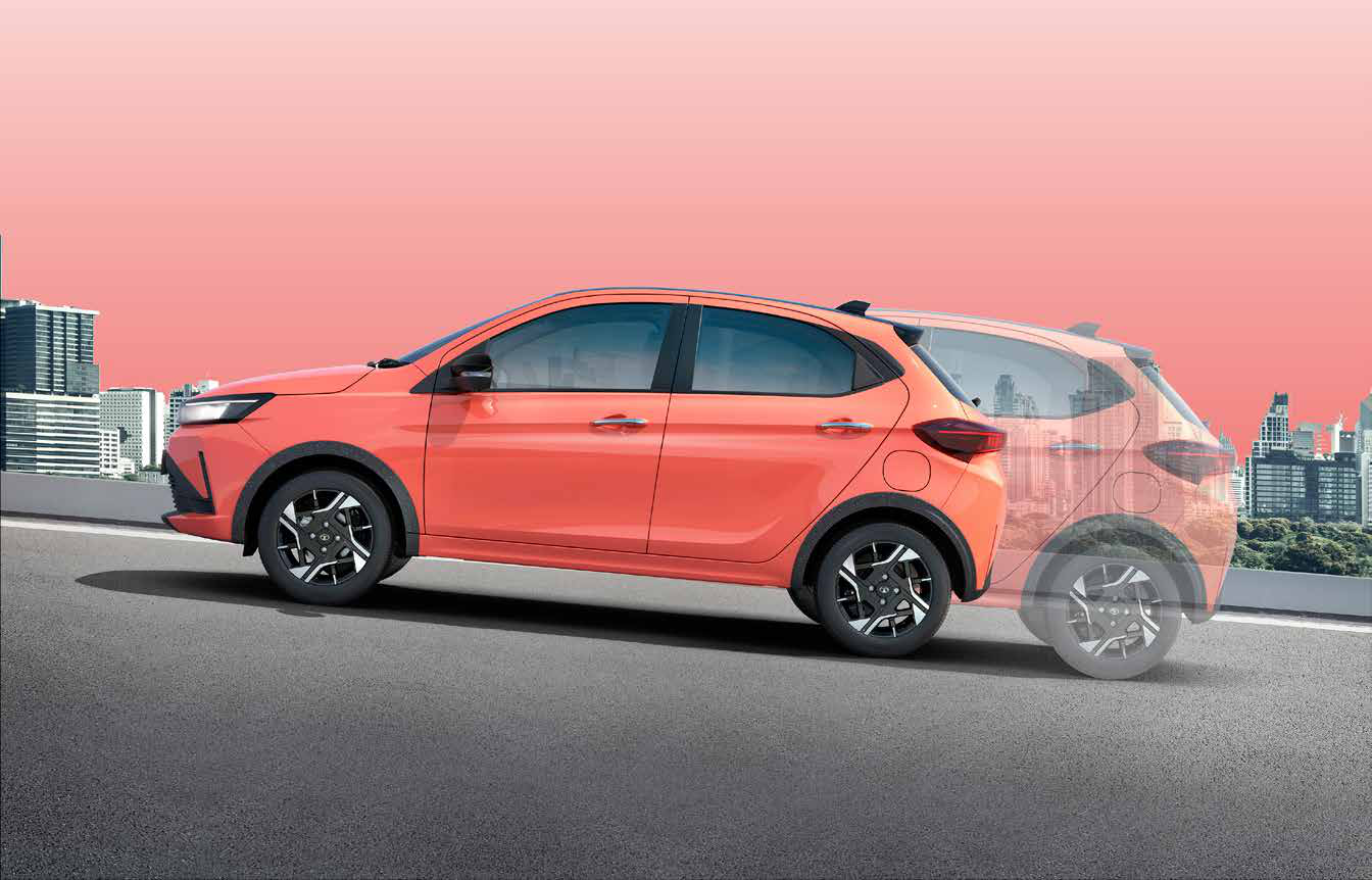 Tata Tiago — Hill hold control keeps the car from rolling back on inclines for smooth slope starts