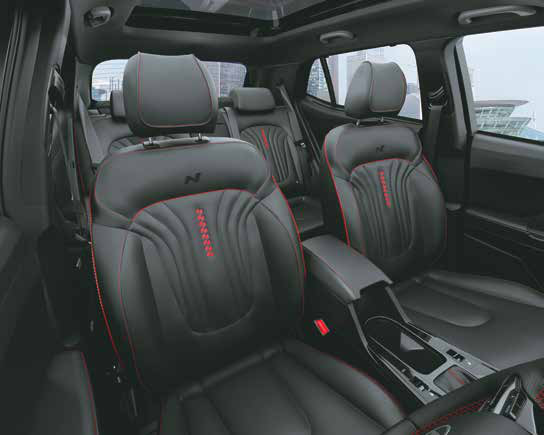 Hyundai Creta N Line — Leather upholstery seats with N logo