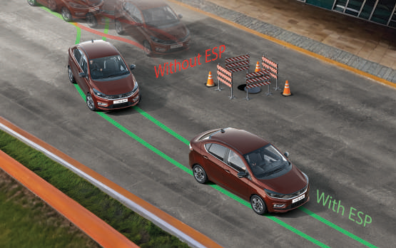 Tata Tigor — Electronic Stability Program (ESP)
