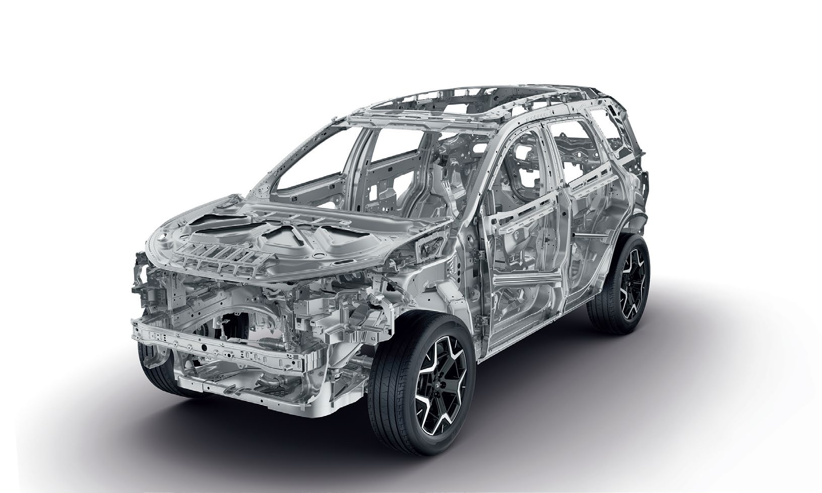 Tata Safari — OMEGARC architecture derived from the Land Rover D8 platform