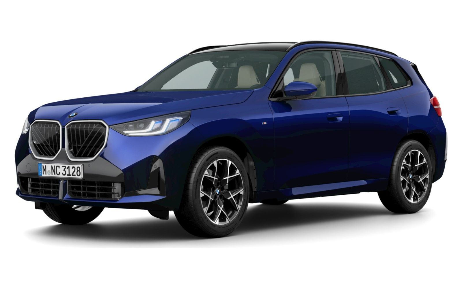 BMW X3 in Tanzanite Blue