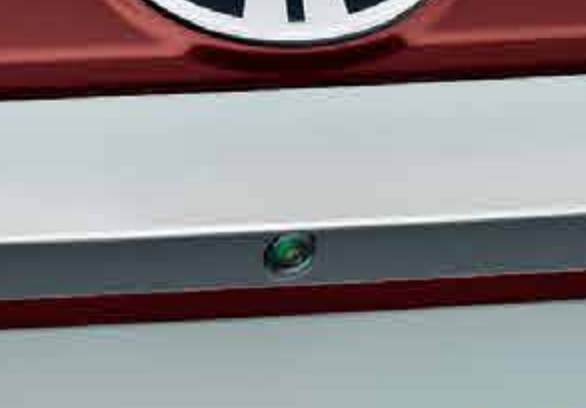 Tata Tigor EV — Reverse camera with dynamic guideways makes backing into tight spots easier