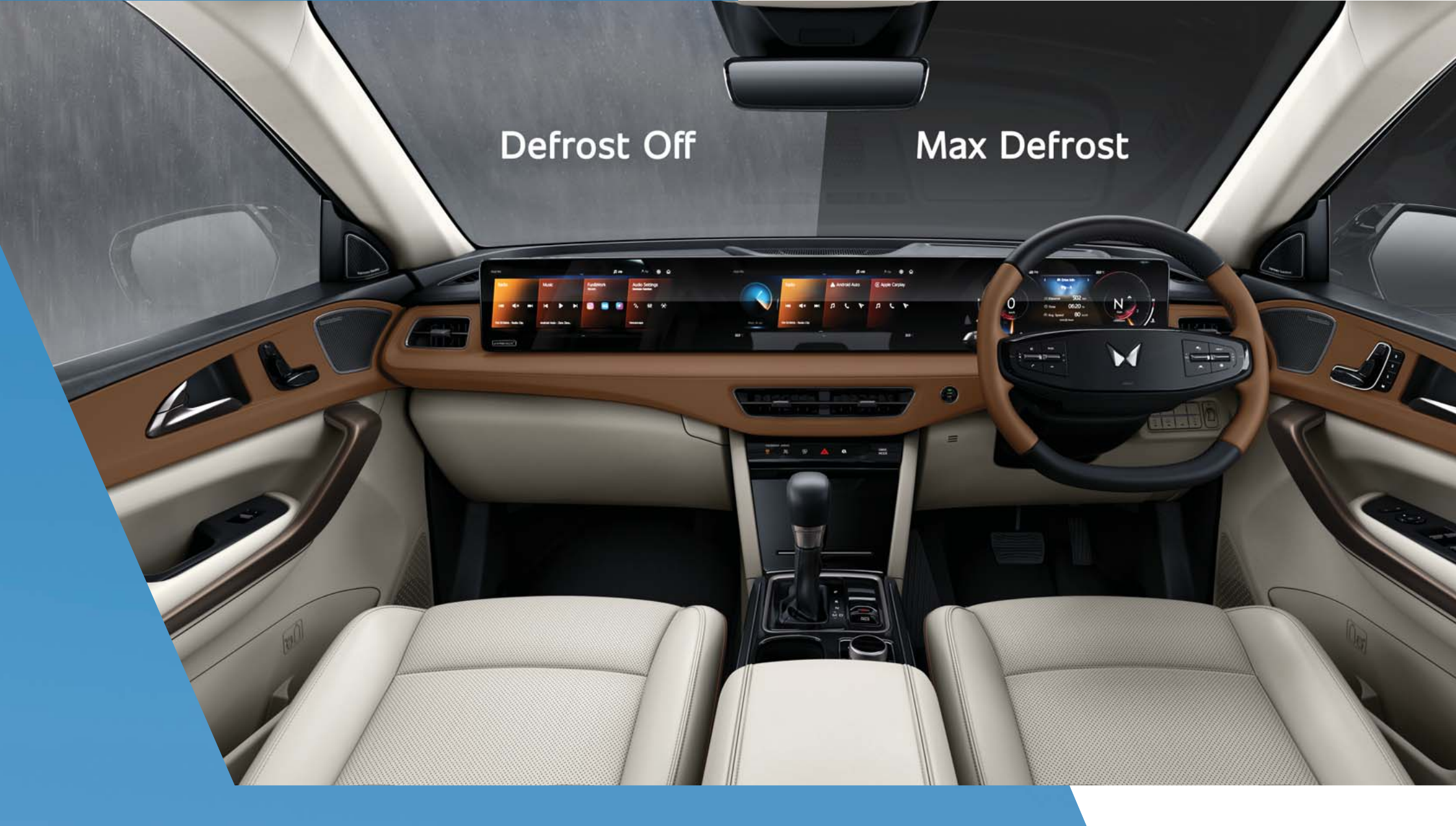 Mahindra XUV 7XO — Max Defrost rapid windscreen clearing