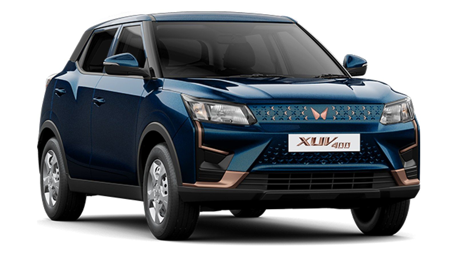 Mahindra XUV400 in Nebula Blue