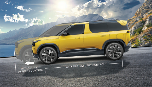 Tata Sierra — Hill Descent Control keeps downhill speed steady and composed
