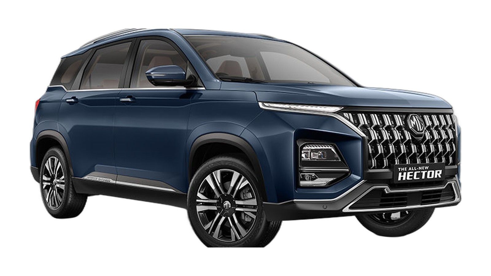 MG Hector Plus in Celadon Blue