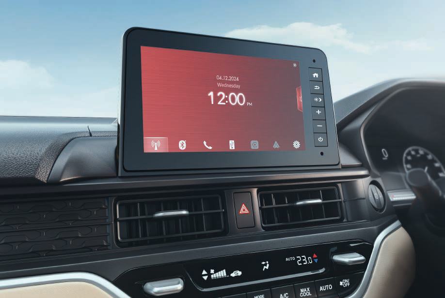 Honda Amaze — Floating 20.32 cm (8-inch) HD Display Audio touchscreen