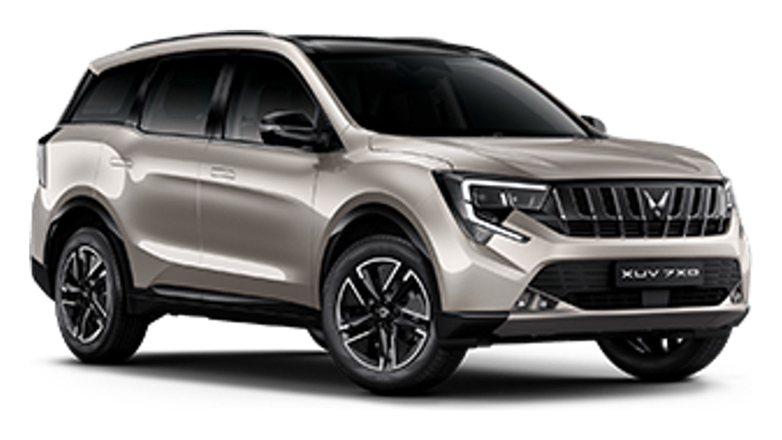 Mahindra XUV 7XO in Desert Myst with Stealth Black