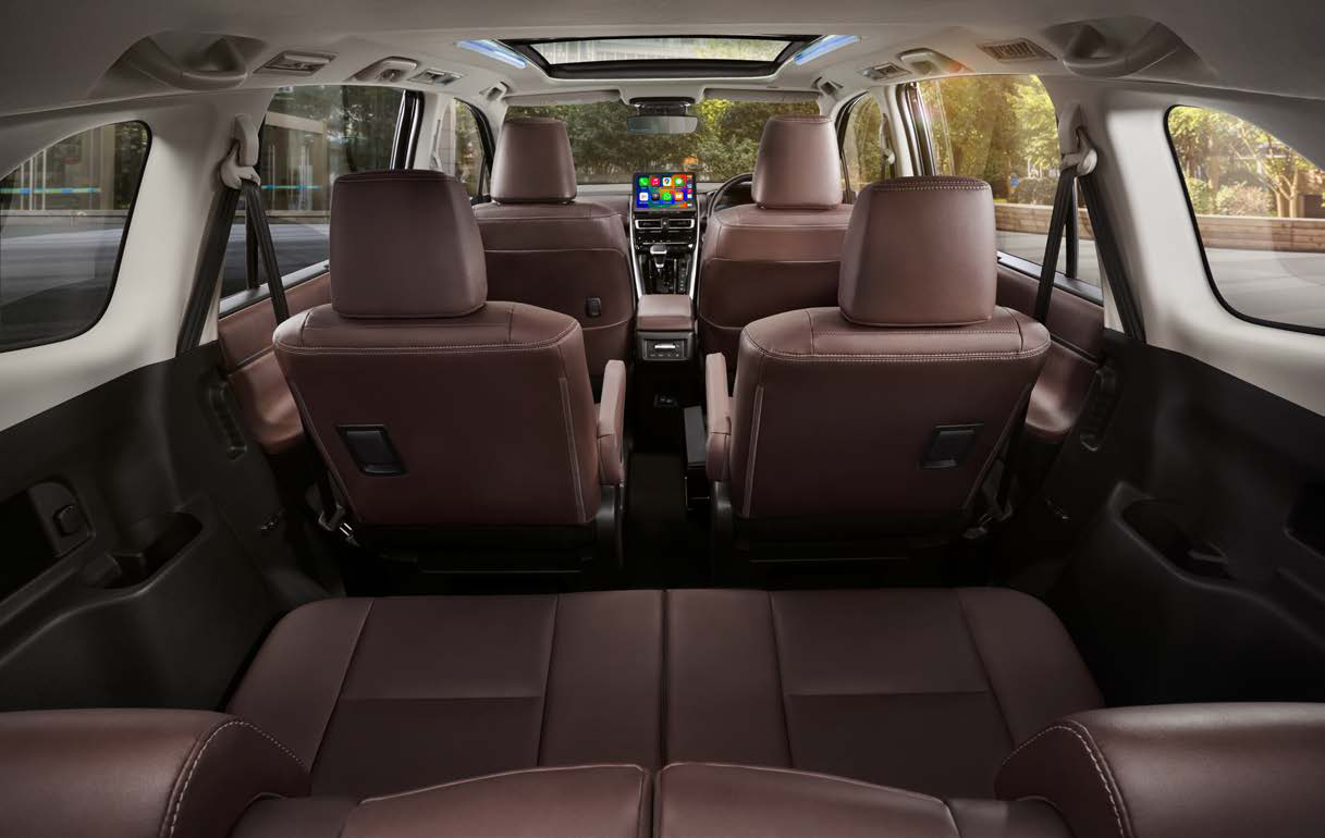 Toyota Innova Hycross — Spacious three-row cabin in a 7/8-seat configuration